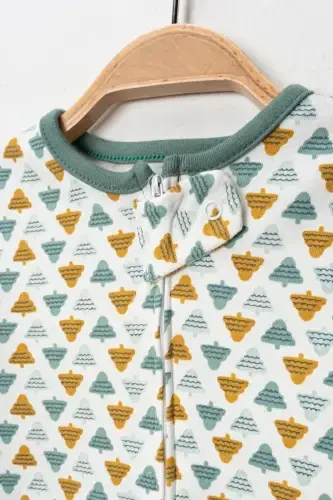 Unisex Baby 3-Piece Animal Figure Romper Set - 5