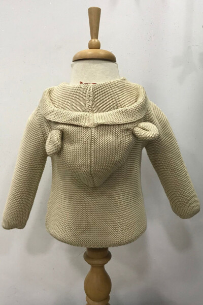 Unisex Baby Hoodie with Ear Detail - 2