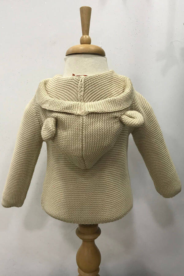 Unisex Baby Hoodie with Ear Detail - 2