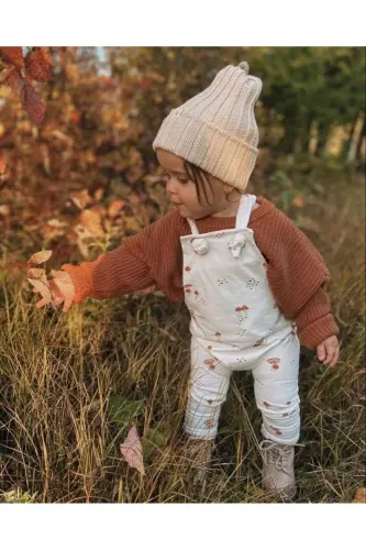 Unisex Baby Kids Bike Neck Oversize Knitted Sweater 6 Months-5 Years 