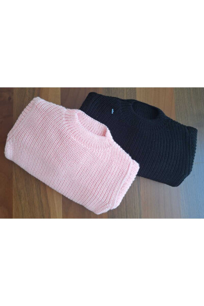 Unisex Baby Kids Crew Neck Extra Stretchable Knit Sweater (2-piece sweater set) - 2