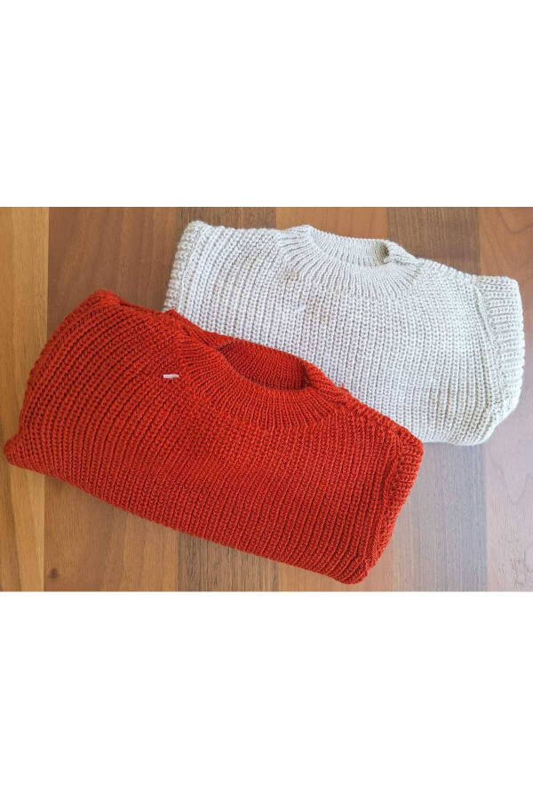 Unisex Baby Kids Crew Neck Extra Stretchy Knit Sweater (2 Pack) - 2