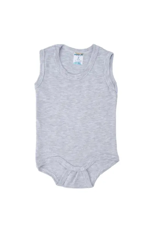 Unisex Baby Kids Sleeveless Snap Bodysuit Romper - 1