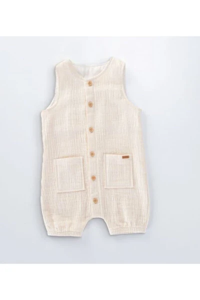 Unisex Baby Muslin Cotton Romper - MİMBOKİDS
