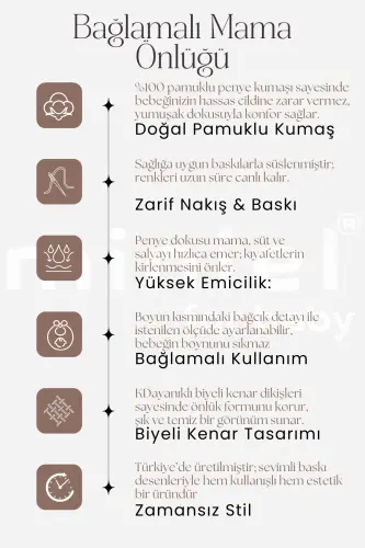 Unisex Baby Newborn Knitted Organic Cotton Elephant Print 0-3 Months Baby Bib 3-Piece Set - 7