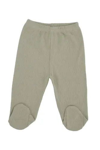 Unisex Baby Prescription Footed Sweatpants - GREEN 