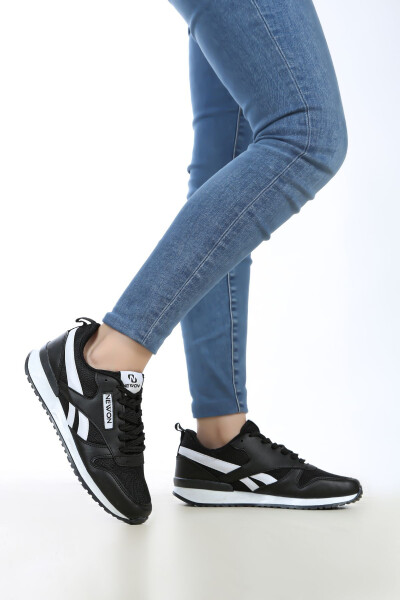 Unisex Bağcıklı Günlük Rahat Taban Şık Tasarım Yürüyüş Casual Sneaker Spor Ayakkabı - 4