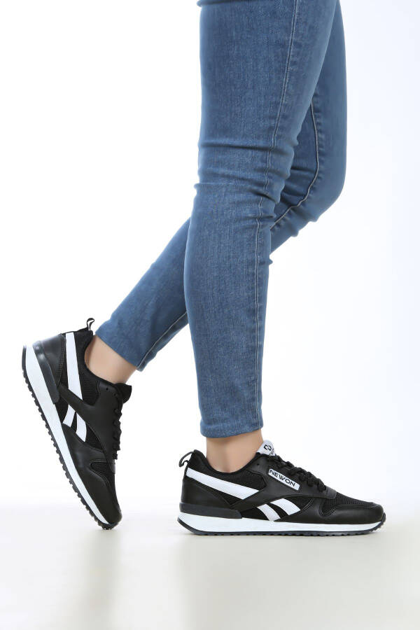 Unisex Bağcıklı Günlük Rahat Taban Şık Tasarım Yürüyüş Casual Sneaker Spor Ayakkabı - 6