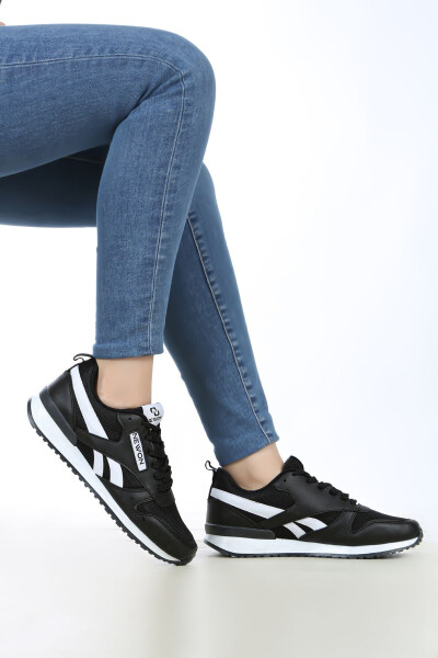 Unisex Bağcıklı Günlük Rahat Taban Şık Tasarım Yürüyüş Casual Sneaker Spor Ayakkabı - 2