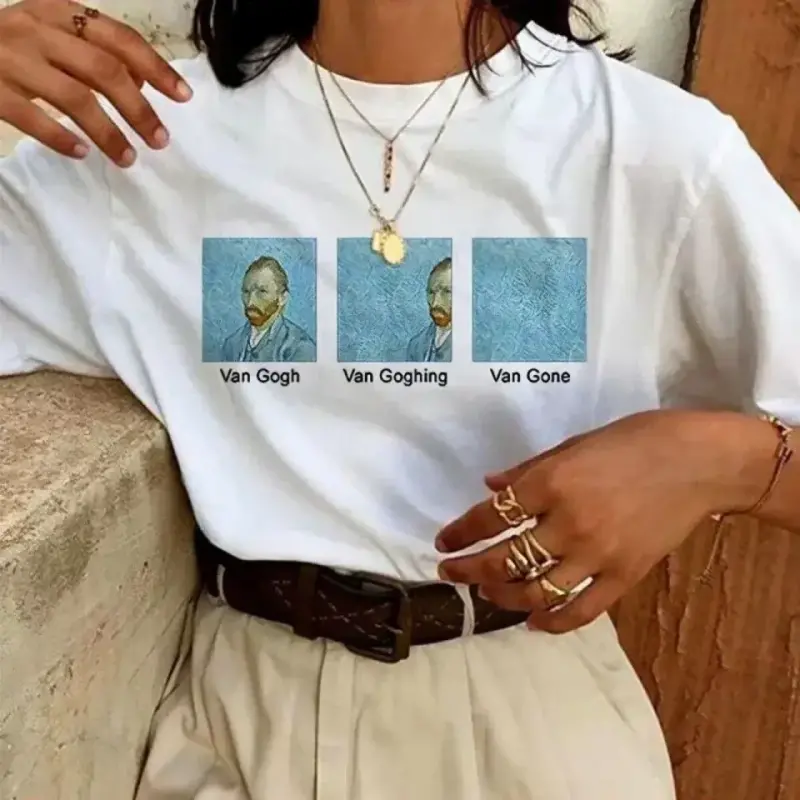 Unisex Baskılı Oversize T-Shirt - Beyaz - BÜYÜKBEDENIZ