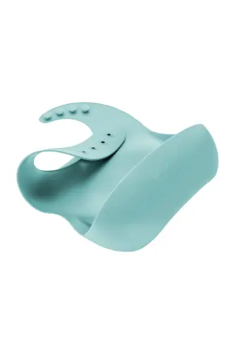 Unisex Bebek Basic Silikon Önlük Aqua Green - 6