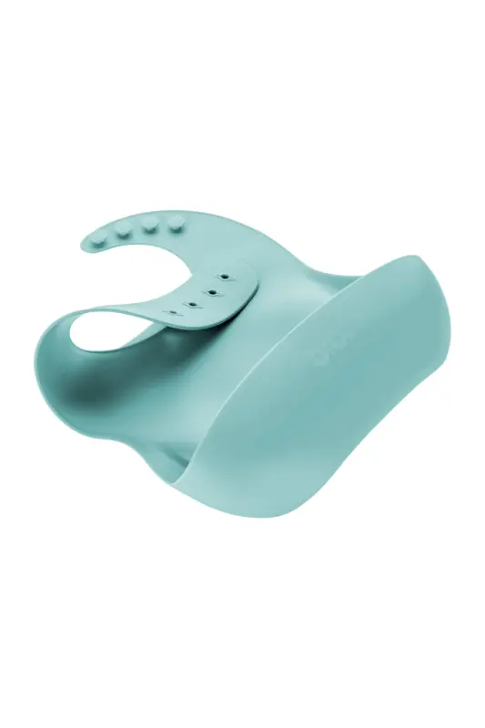 Unisex Bebek Basic Silikon Önlük Aqua Green - 6