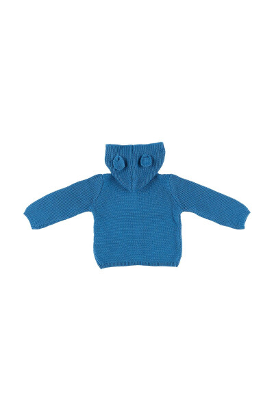 Unisex Bebek Indigo Triko Hırka - 18