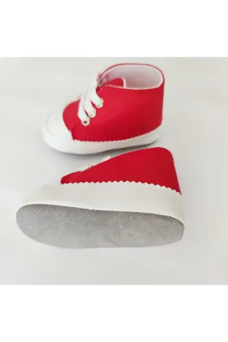 Unisex Bebek Kırmızı Ayakkabı - KIRMIZI - 3