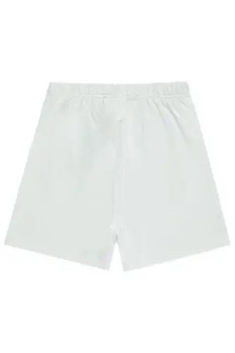 Unısex Bebek Pembe Şort-beyaz - 2