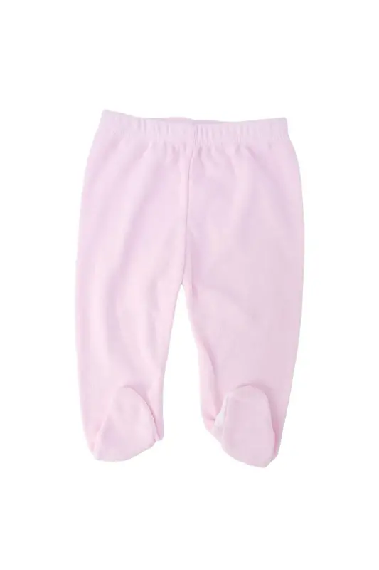 Unisex Bebek Tavşan Baskılı Çıtçıtlı Şapkalı Body Zıbın Badi Set - PEMBE - 3