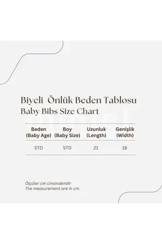 Unisex Bebek Yenidoğan Penye Organik Pamuklu Fil Baskılı 0-3 Ay Bebek Önlüğü 3'Lü Set - 6