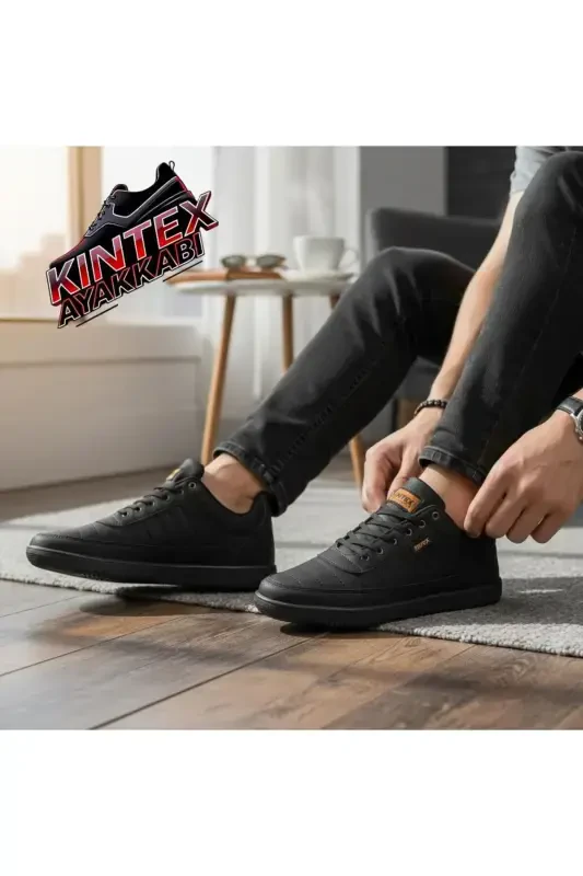 Unisex Beyaz Günlük Rahat Spor Ayakkabı Sneaker Beyaz-Ekru - 1