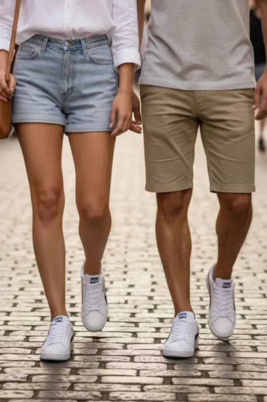 Unisex Beyaz Spor Ayakkabı Smsh B-7 - Beyaz3edc - 1