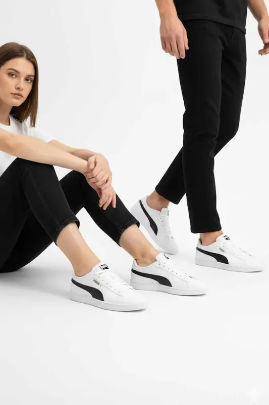 Unisex Beyaz Spor Ayakkabı Smsh B-7 - Beyaz3edc - 2