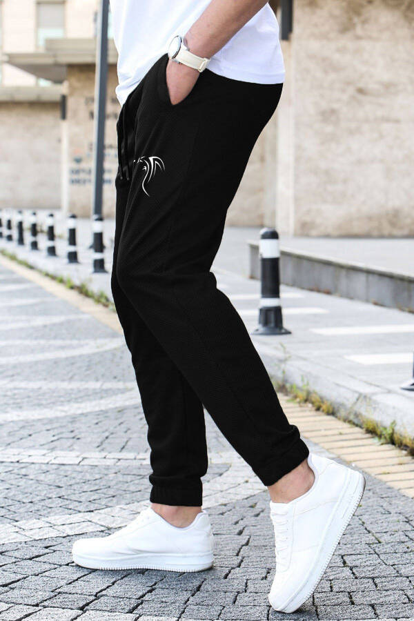 Unisex Black Comfort Jogger Pants - 2