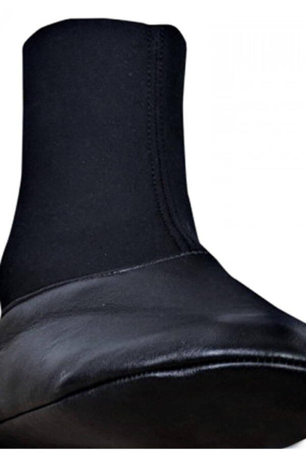 Unisex Black Genuine Sheepskin UGG Boots - 3