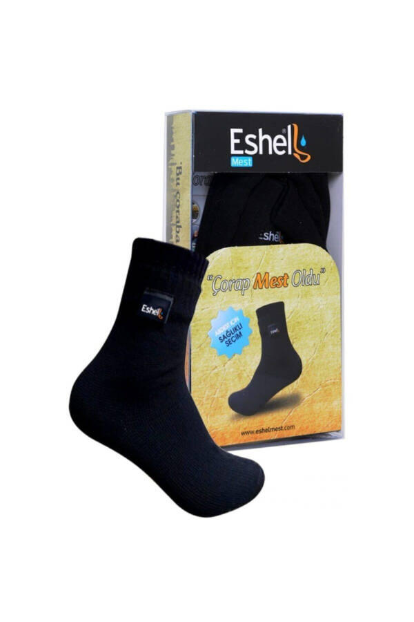 Unisex Black Mesh Socks - 1