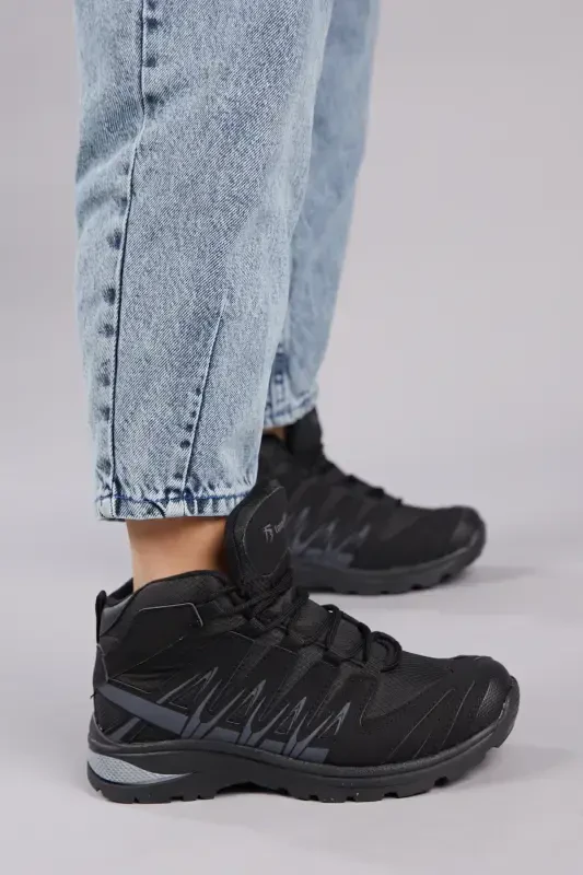 Unisex Black Trekking Boot Tb601-Black - 2