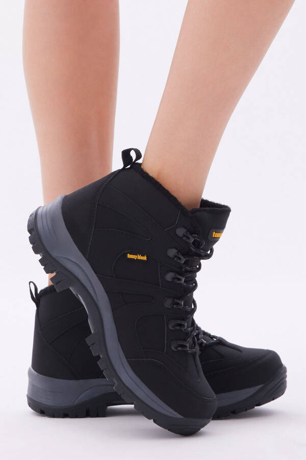 Unisex Black Trekking Boots V2rts - 2