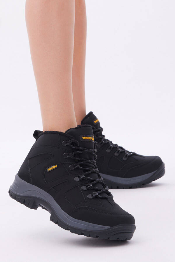 Unisex Black Trekking Boots V2rts - 3