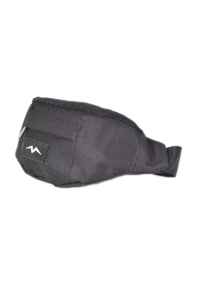 Unisex Black Waist Bag - 2