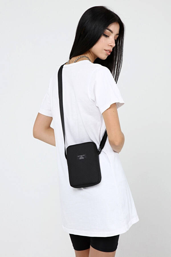 Unisex Black Waist, Phone and Shoulder Bag - 33