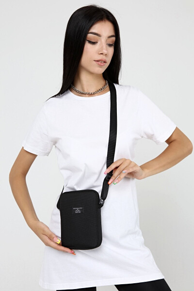 Unisex Black Waist, Phone and Shoulder Bag - 30