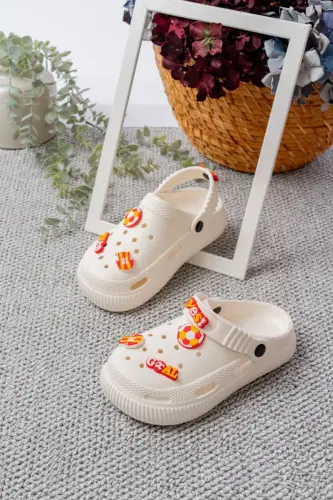 Unisex bolalar figurkali stiker sandal-terlik-GALATASARAY - 3