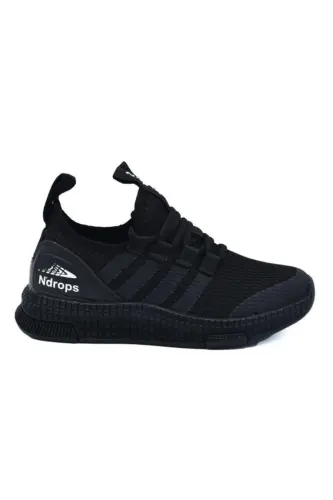 Unisex bolalar qora qora sport poyabzali-qora qora 