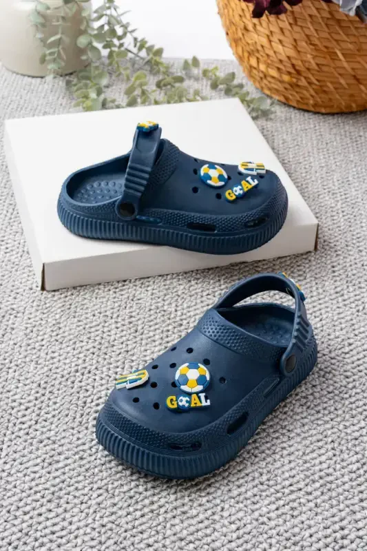Unisex bolalar uchun figurali stiker sandalet-terlik-FENERBAHCHE - 1