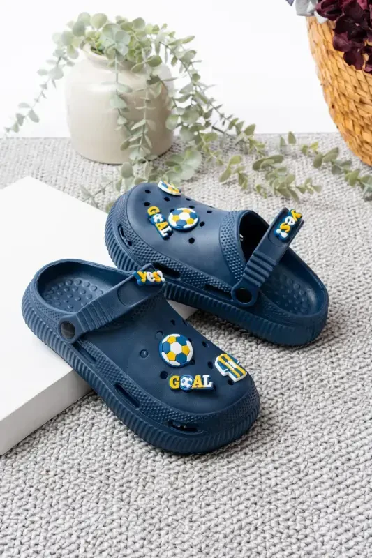 Unisex bolalar uchun figurali stiker sandalet-terlik-FENERBAHCHE - 3
