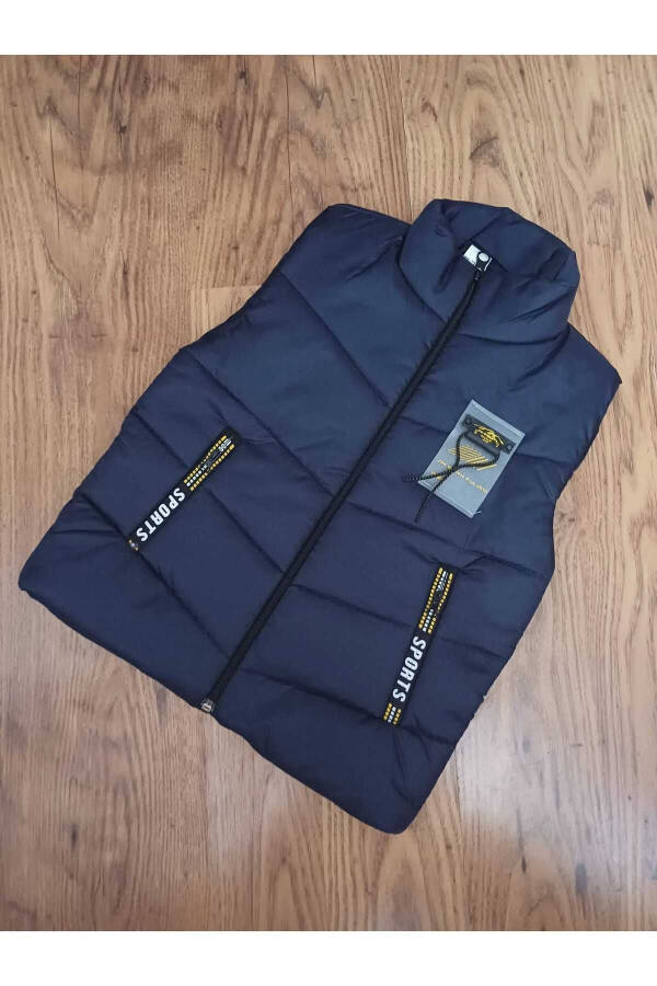 Unisex Bolalar uchun Mikro Tikilgan Puffer Jileti (3-12 Yosh) - 1