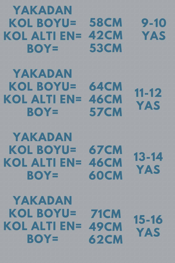 UNISEX BOLALAR UCHUN V-SHAKLI TRIKO MAKTAB KARTASI - 5