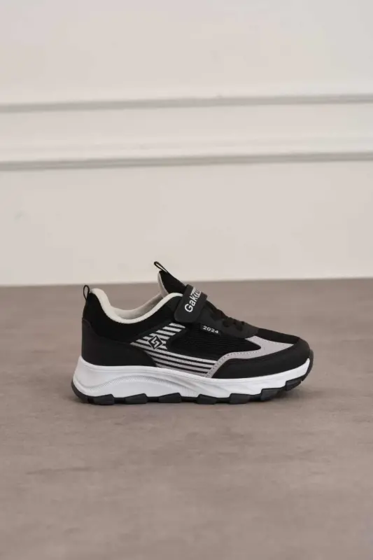 Unisex bolalar uchun Velcro elastik qulay kundalik Sneaker anorak Sport poyabzali engil poli taglik - GAK RUN