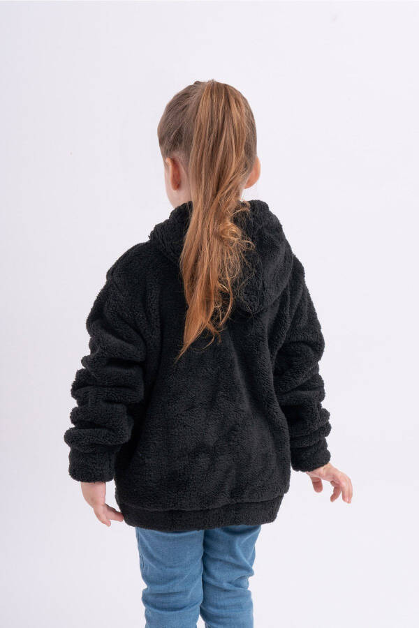Unisex bolalar uchun Welsoft plyush cho'ntakli ko'ylagi - 5