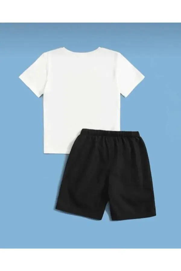 Unisex bosib chiqishli bolalar shortili to'plam - 2