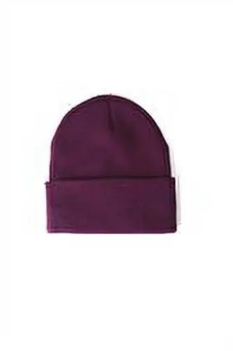 Unisex Buklamali Shapka - TO'Q BINA 