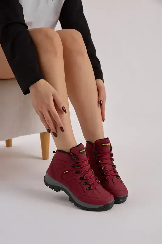 Unisex Burgundy Trekking Boot V2rts-BURGUNDY - 3