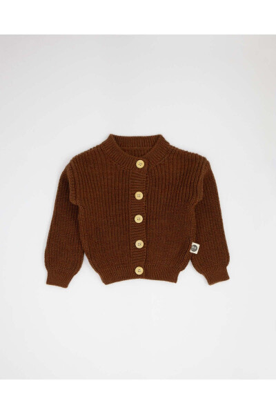 Unisex Buttoned Baby Cardigan - 1