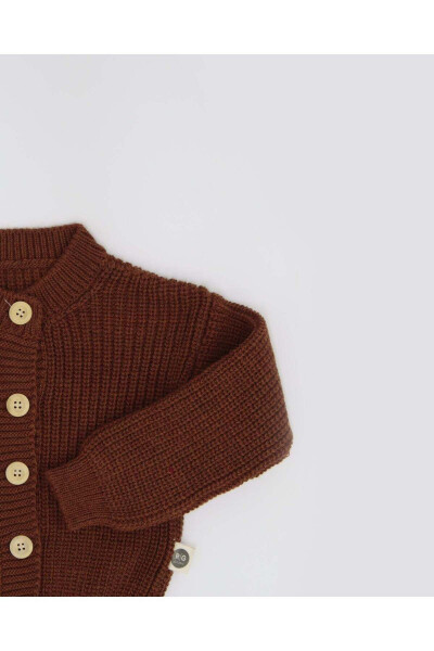 Unisex Buttoned Baby Cardigan - 2