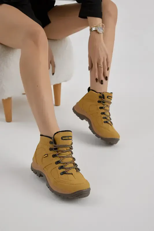 Unisex Camel Trekkıng Bot V2rts-CAMEL - TONNY BLACK