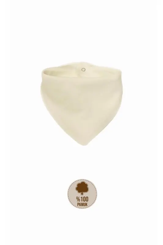 Unisex Chaqaloq 100% Paxta Mato Oq Rang Sharf Mama - 2