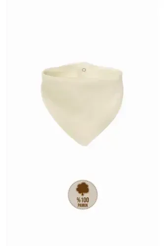 Unisex Chaqaloq 100% Paxta Mato Oq Rang Sharf Mama - 2