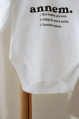 Unisex chaqaloq ekru organik 